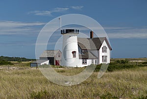 New England Lighthouse Without Lantern